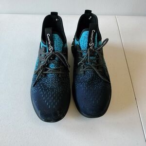 Comfort Wear Mens Blue Safety Steel Toe Work Sneakers Shoes Euro 45 / US 11